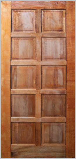 DOOR100B - Door Eng 10 Panel Hardwood