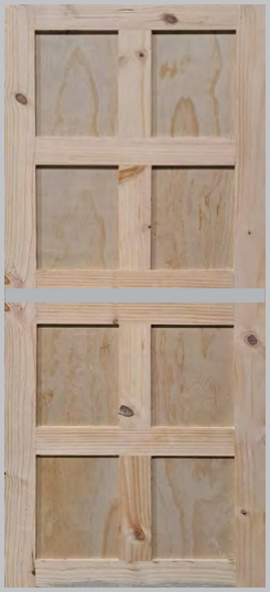 DOOR2017 - Door 8 Panel Pine Stable