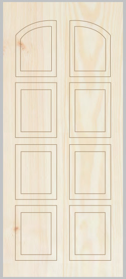 DOOR2040 - Door Consul Arch Veneer