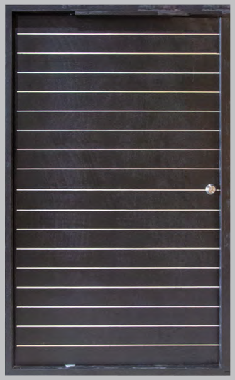 DOOR2059 - Door Pivot Silverstone Black Horizontal