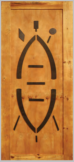 DOOR2064 - Door Pine Zulu