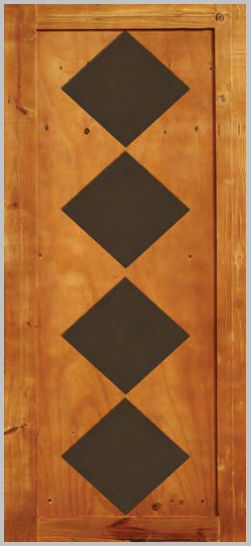 DOOR2066 - Door Pine Diamond