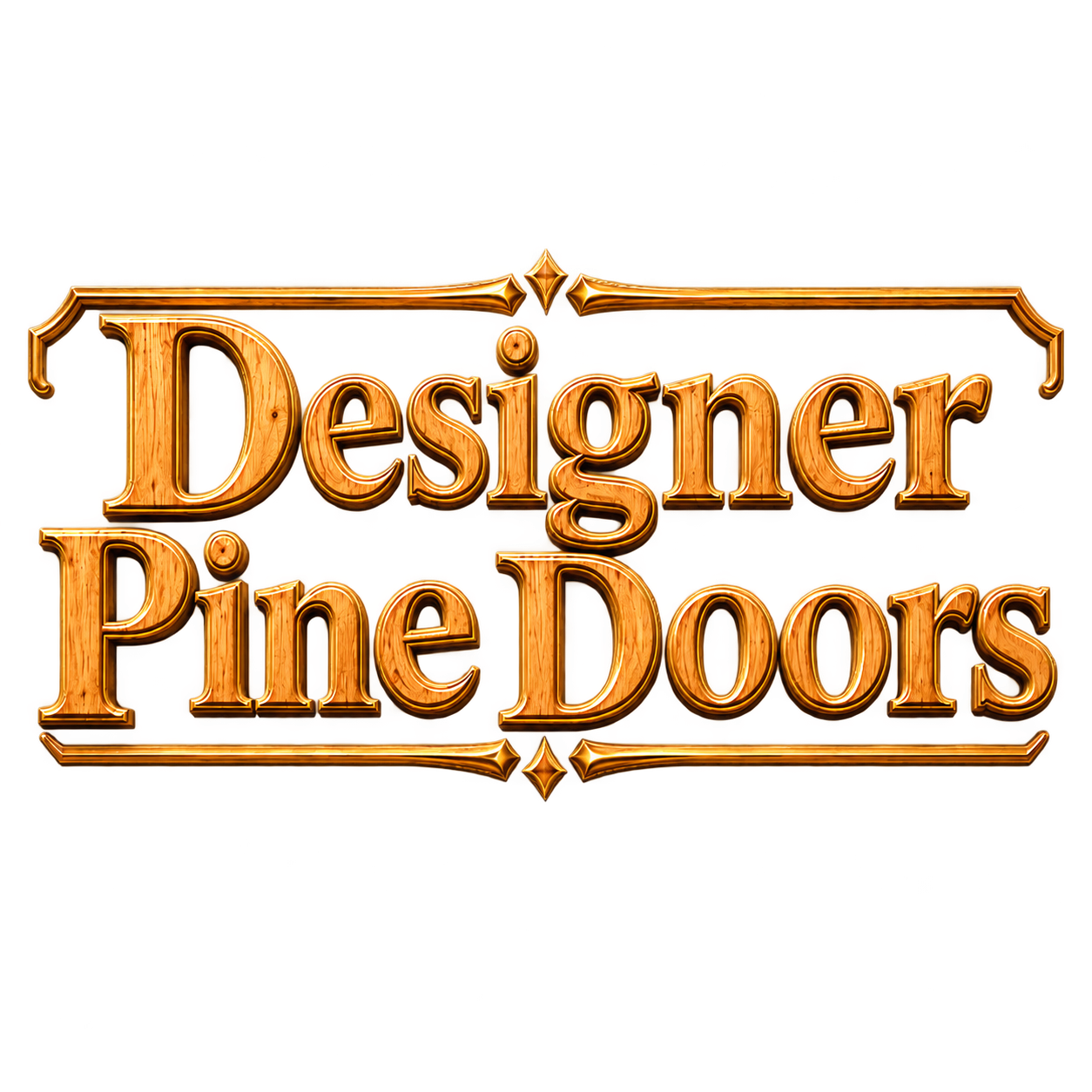Designer pine doors heading